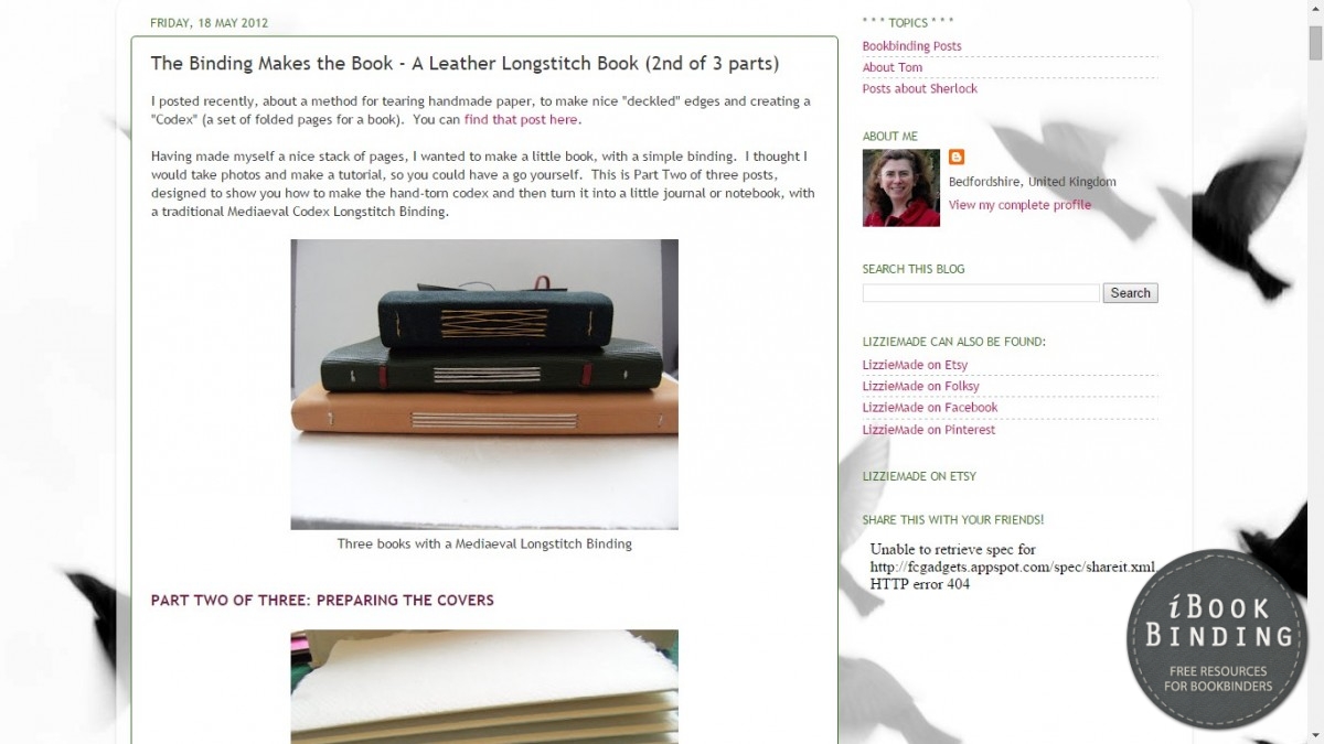 Top 10 Long-Stitch Bookbinding Tutorials - IBookBinding - Bookbinding ...