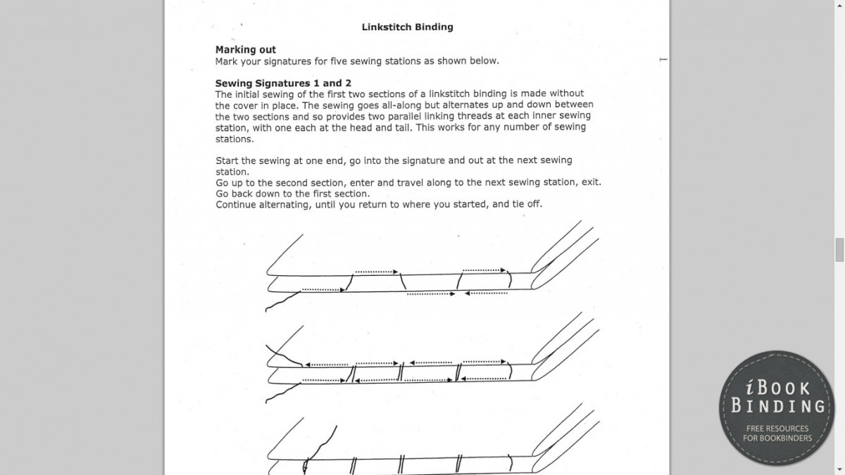 Top 10 Long-Stitch Bookbinding Tutorials - IBookBinding - Bookbinding ...